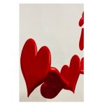 فرش اختصاصی چاپی طرح قلب کد1057 - تصویر 2