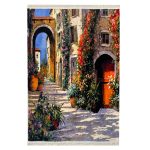 فرش اختصاصی چاپی طرح منظره کد1053