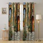 فرش اختصاصی چاپی طرح منظره کد1053 - تصویر 2