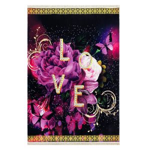 فرش اختصاصی چاپی طرح گل کد1041