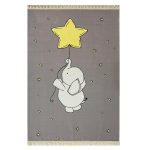 فرش کودک اختصاصی چاپی فیل وستاره کد1055