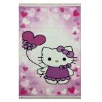 فرش کودک چاپی دخترانه طرح کیتی کد1045