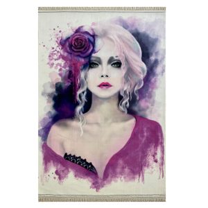 فرش اختصاصی چاپی طرح چهره کد1065