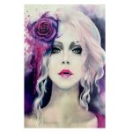 فرش اختصاصی چاپی طرح چهره کد1065 - تصویر 2