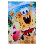 فرش کودک اختصاصی چاپی باب اسفنجی کد1066 - تصویر 2