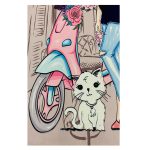 فرش کودک اختصاصی چاپی طرح دخترانه کد1070