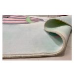 فرش کودک چاپی دخترانه فیل بالن سوار کد1070