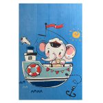 فرش کودک چاپی فیل ملوان خرس خلبان کد1067