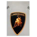 فرش طرح لوگو لامبورگینی کد 1075 - تصویر 2