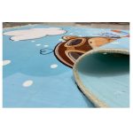 فرش کودک خرس و هواپیما کد 1081 - تصویر 3