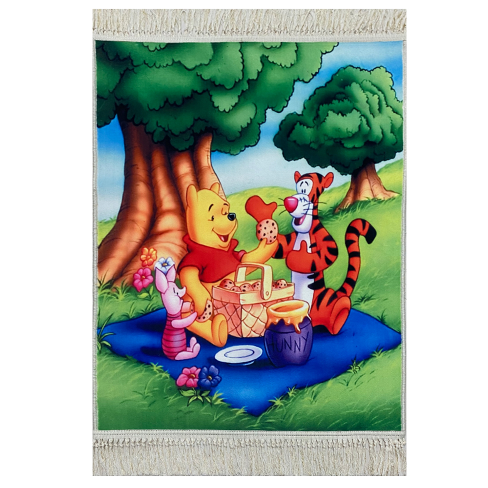 فرش کودک پو و دوستان کد 1086 فرش کودک پو و دوستان کد 1086