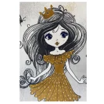 فرش کودک پری تاج دار کدSB954 - تصویر 2