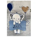 فرش کودک بچه فیل ها کدSB951 - تصویر 4