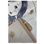 فرش کودک دختر و چتر کدSB953 - تصویر 4