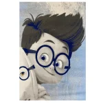 فرش کودک پسر و سگ کدSB952 - تصویر 3