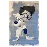 فرش کودک پسر و سگ کدSB952