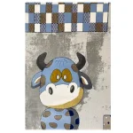 فرش کودک طرح حیوانات کدSB959 - تصویر 2