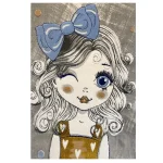 فرش کودک دختر و بادکنک کدSB960 - تصویر 2