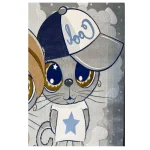 فرش کودک گربه دوقلو کدSB956 - تصویر 3