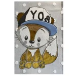 فرش کودک روباه دوقلو کدSB955 - تصویر 3