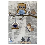 فرش کودک طرح جغدها کدSB961 - تصویر 3