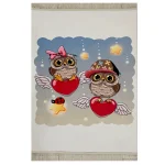 فرش کودک جغد دوقلو کد 1113