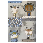 فرش کودک طرح حیوانات کدSB959