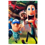 فرش کودک طرح بارش کوفته قلقلی کد 100202 - تصویر 3