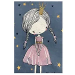 فرش کودک اختصاصی دختر تاجدار - تصویر 2