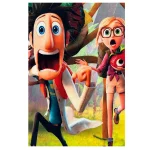 فرش کودک طرح بارش کوفته قلقلی کد 100202 - تصویر 4