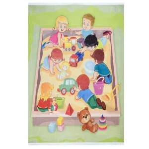 فرش کودک طرح بازی کد 100246