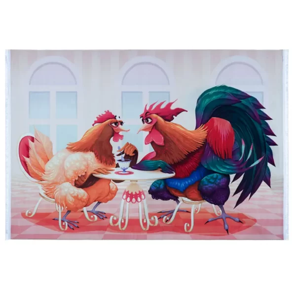 فرش کودک مرغ و خروس کد 100214