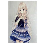 فرش کودک دختر دامن کوتاه کد 1123 - تصویر 2