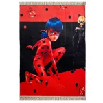 فرش کودک دختر کفشدوزکی کد 1124