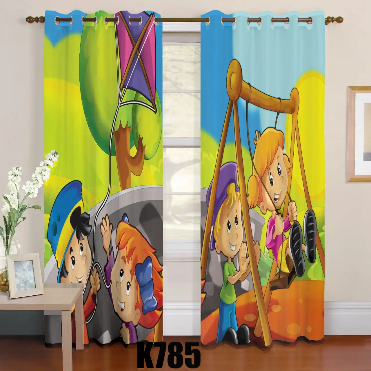 ست فرش پرده بازی بچه ها کدF429 ست فرش پرده بازی بچه ها کدF429