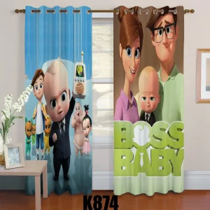 ست فرش پرده بچه رئیس کدF453