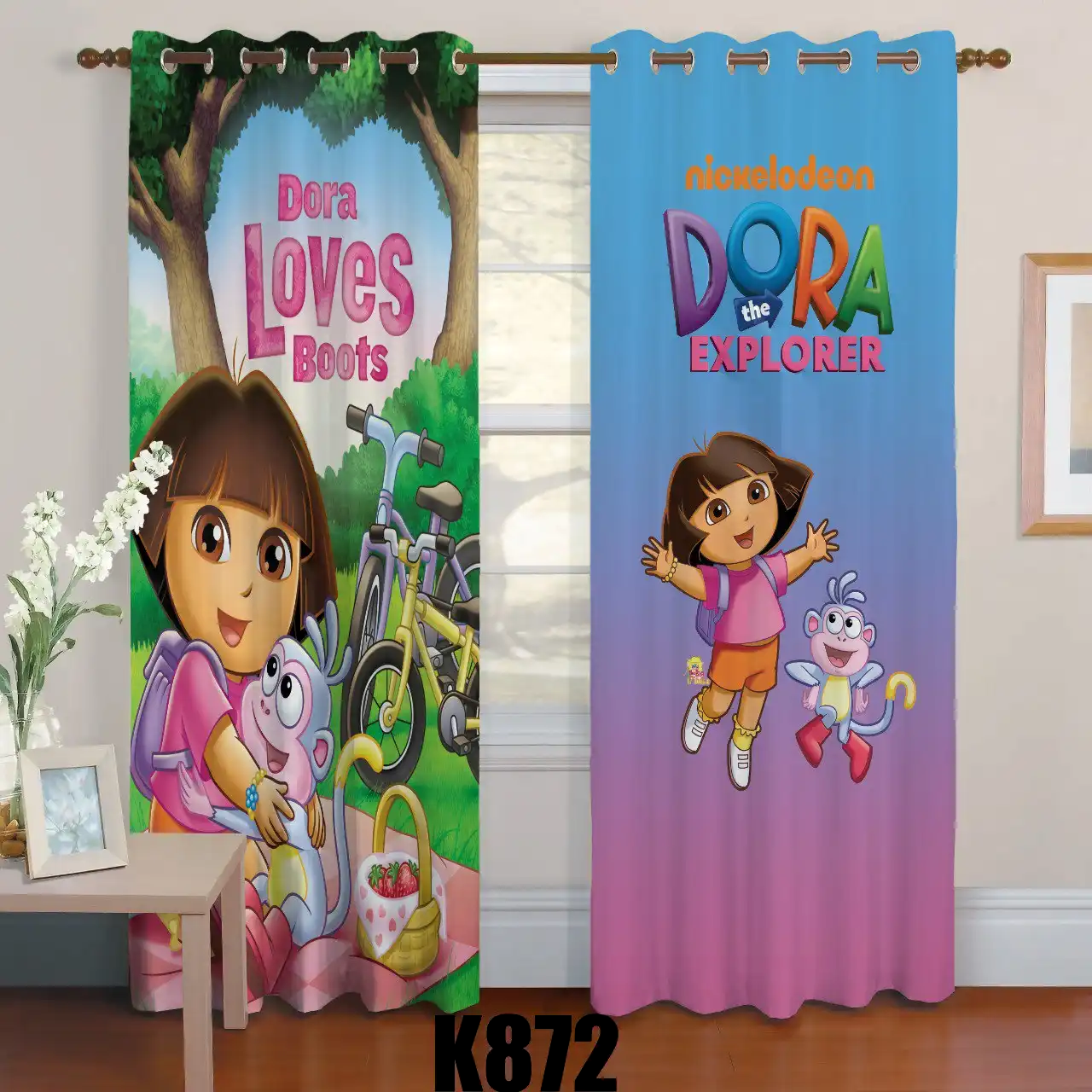 ست فرش پرده دختر و میمون کدF451 ست فرش پرده دختر و میمون کدF451