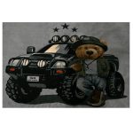 فرش کودک خرس و ماشین کد 101278 - تصویر 3