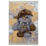 فرش خرس کلاه دار کد 1135