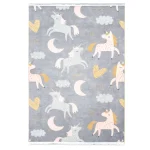 فرش کودک اسب تک شاخ کد 101279