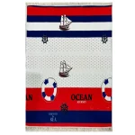 فرش کودک طرح کشتی کد 1132