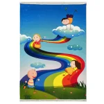 فرش رنگین کمان و کودکان کد 1141