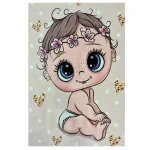 فرش طرح نوزاد کد 1158 - تصویر 2