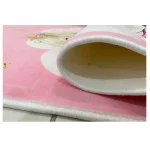 فرش اسب شاخدار و دختر کد 1149 - تصویر 3