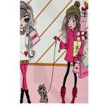 فرش سه دختر کد 1176 - تصویر 2