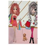 فرش سه دختر کد 1176 - تصویر 3