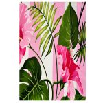 فرش گل صورتی کد 1160 - تصویر 2