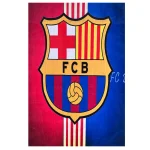 فرش لوگو بارسلونا کد 1172 - تصویر 2
