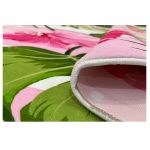 فرش گل صورتی کد 1160 - تصویر 3