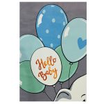 فرش فیل و بادکنک کد 1173 - تصویر 3